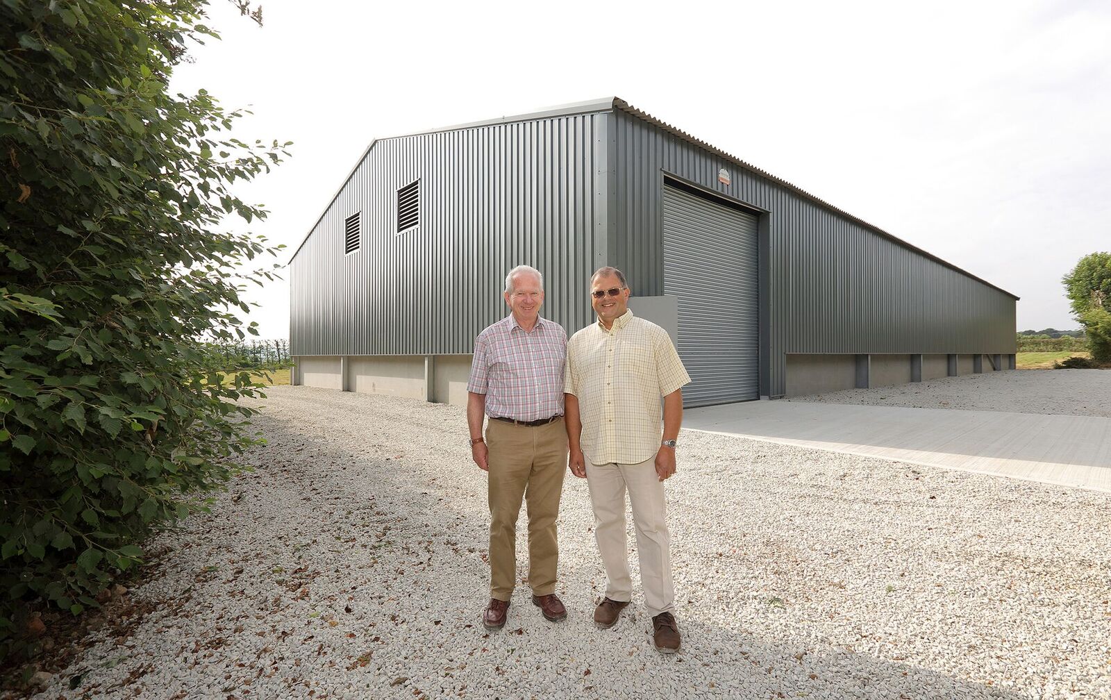 Robert Mitchell Farms - Bin Barn Handover Photo